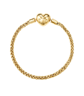 دستبند زنجیری قفل قلبی